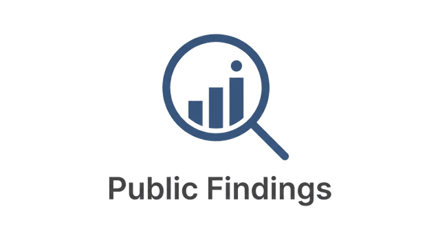Public Findings